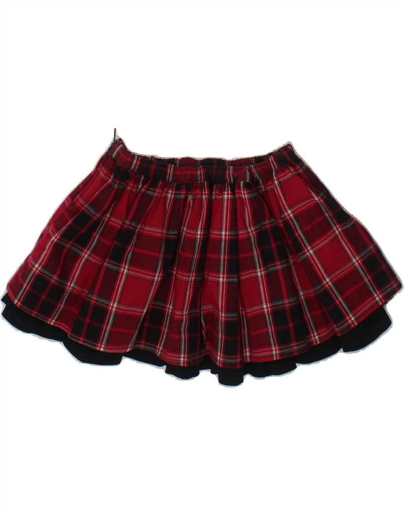 GUESS Baby Girls Pleated Skirt 18-24 Months W20  Red Check Cotton Vintage Guess and Second-Hand Guess from Messina Hembry 