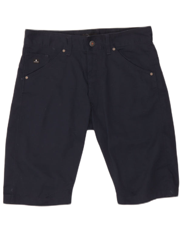 Jack & Jones Mens Casual Shorts Medium W32 Navy Blue Polyester