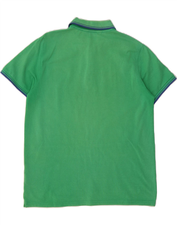 KAPPA Mens Polo Shirt XL Green Cotton Vintage Kappa and Second-Hand Kappa from Messina Hembry 