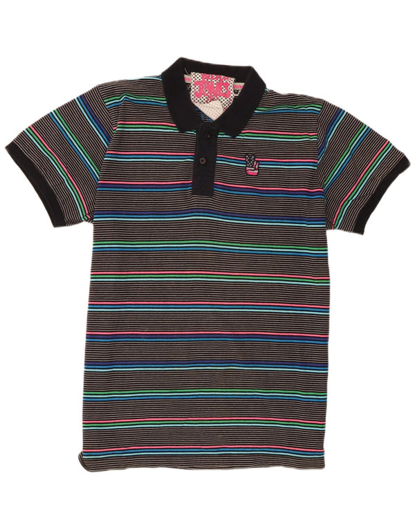 Jack & Jones Mens Short Sleeve Polo Shirt XL Multicoloured Striped