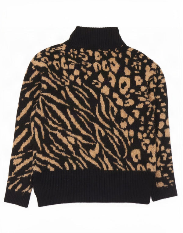 Marks & Spencer Womens Turtle Neck Jumper Sweater UK 10 Small Black
