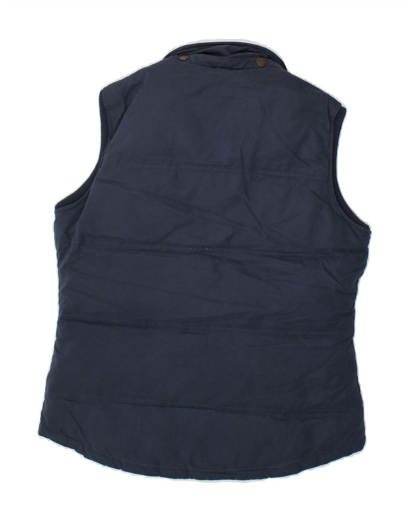 FAT FACE Womens Padded Gilet UK 12 Medium  Navy Blue Polyester | Vintage Fat Face | Thrift | Second-Hand Fat Face | Used Clothing | Messina Hembry 