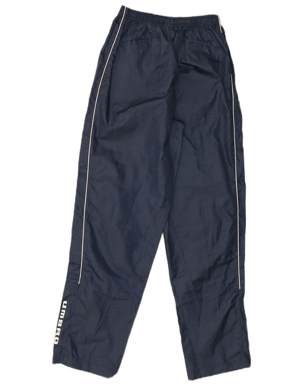 Umbro Boys Graphic Waterproof Trousers 13-14 Years XL Navy Blue Polyester