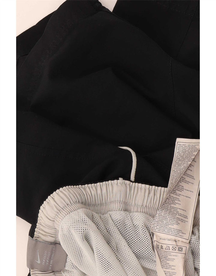 Nike Womens Sport Shorts UK 12 Medium Black Polyester