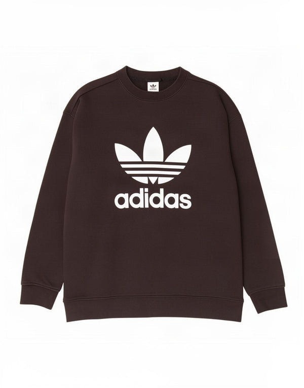 Adidas Mens Graphic Sweatshirt Jumper Large Black Cotton