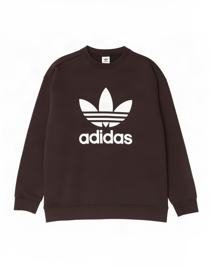 Adidas Mens Graphic Sweatshirt Jumper Large Black Cotton