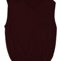 Bugatti Mens Vest Tank Top UK 40 Medium Burgundy Virgin Wool