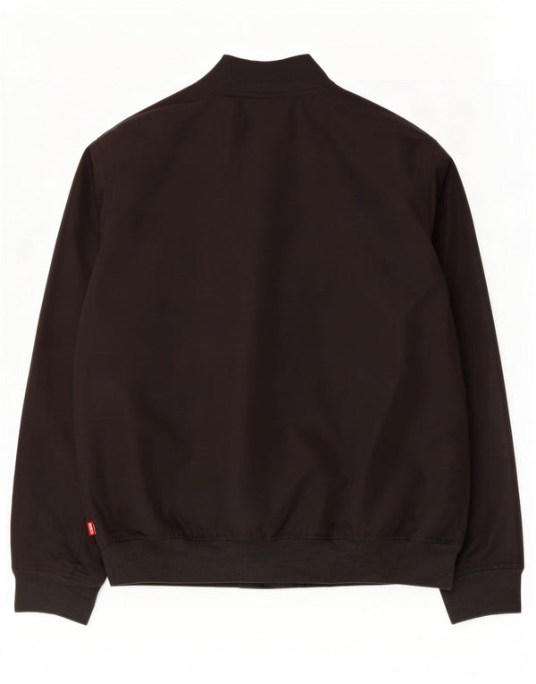 Levi's Mens Bomber Jacket UK 40 Large Black Polyester