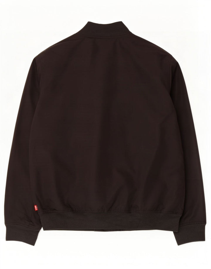 Levi's Mens Bomber Jacket UK 40 Large Black Polyester
