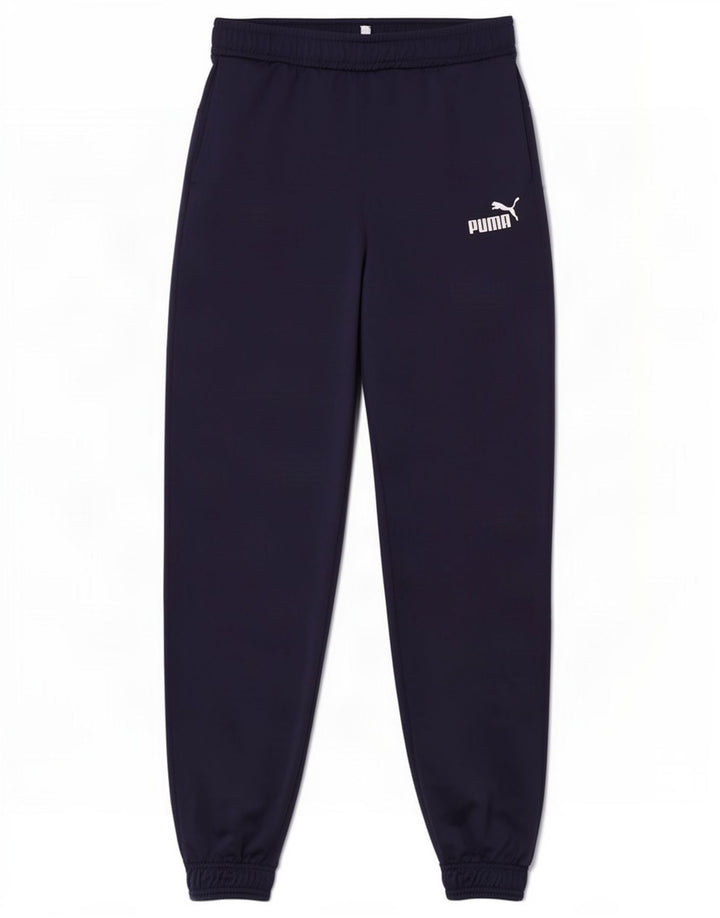 Puma Boys Tracksuit Trousers Joggers 15-16 Years Navy Blue Polyester