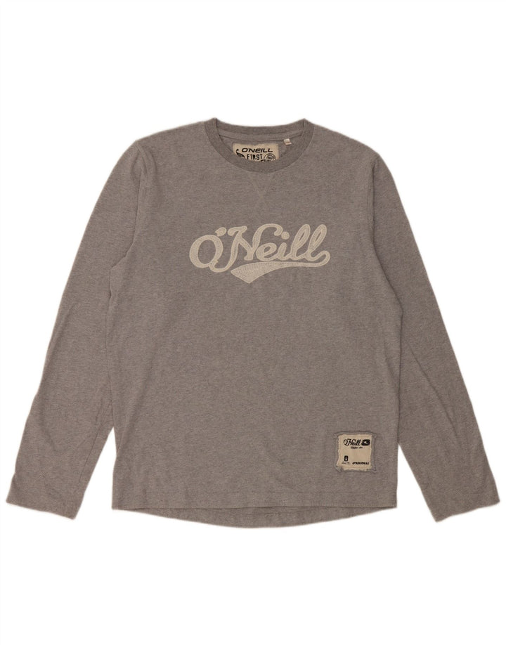 O'Neill Mens Graphic Top Long Sleeve XL Grey Cotton