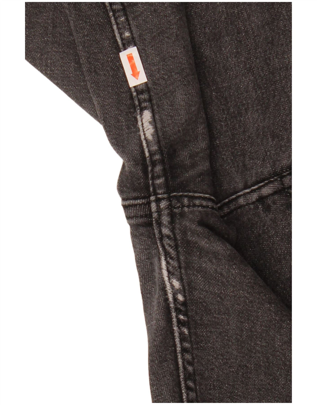 Tommy Hilfiger Womens Tapered Jeans W27 L26 Black Cotton