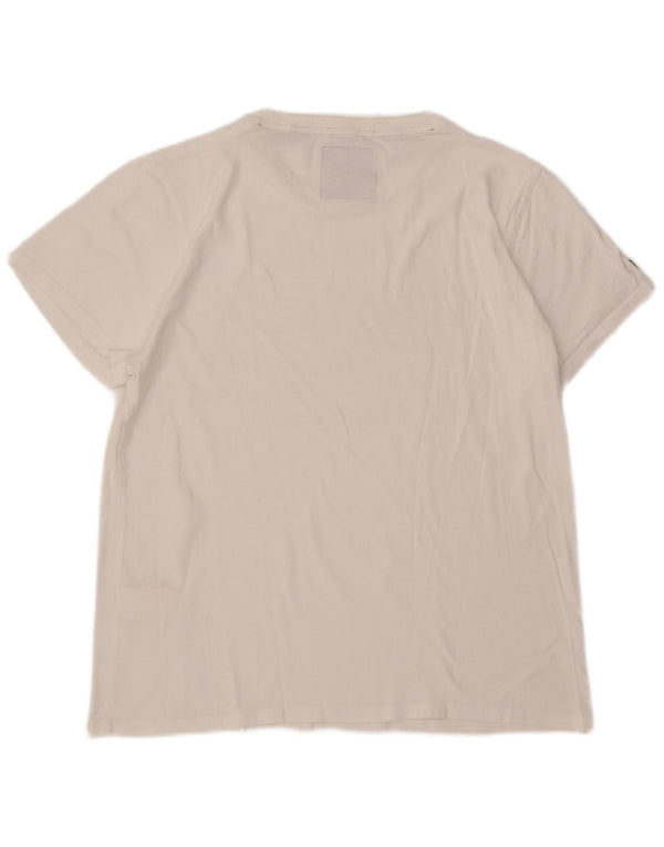 Superdry Mens Graphic T-Shirt Top 2XL White Cotton