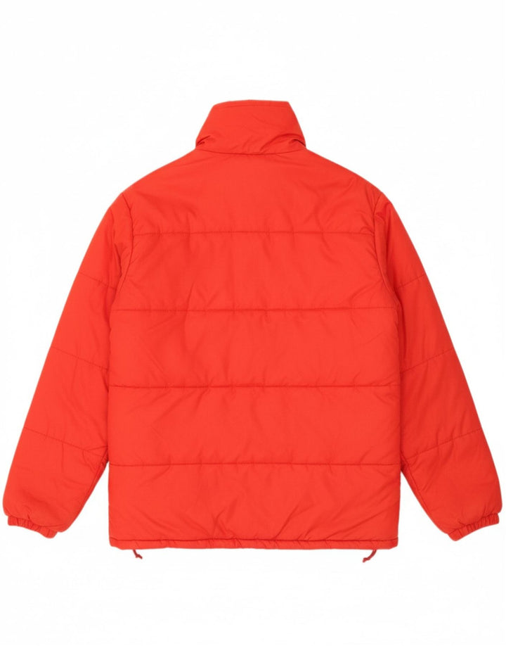 MC ROSS Womens Padded Jacket IT 46 Large Red Polyester Vintage MC Ross and Second-Hand MC Ross from Messina Hembry 