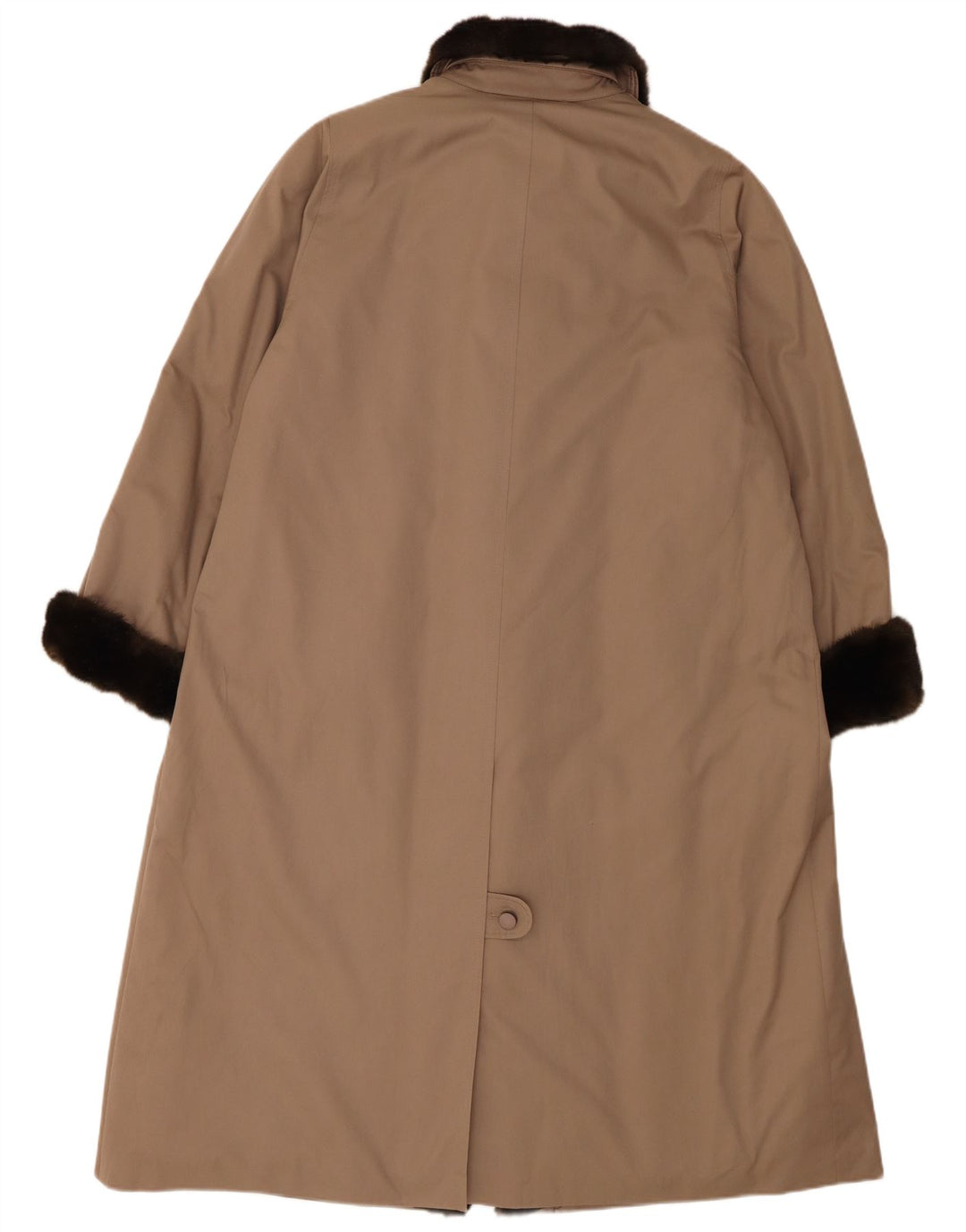 Valmeline Womens Overcoat UK 20 2XL Brown Polyester