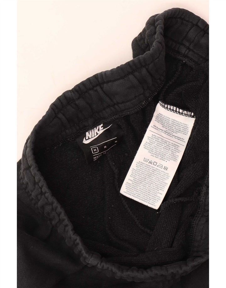 Nike Mens Tracksuit Trousers Joggers Medium Black Cotton