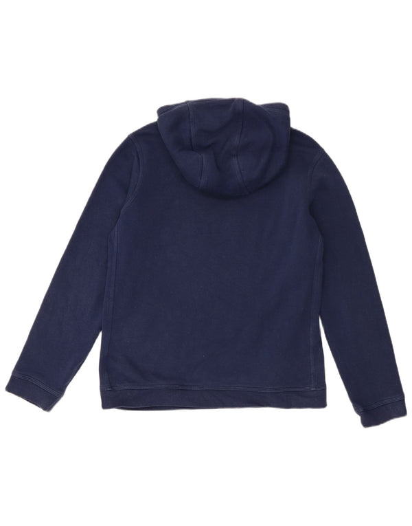 Nike Boys Hoodie Jumper 13-14 Years XL Navy Blue Cotton