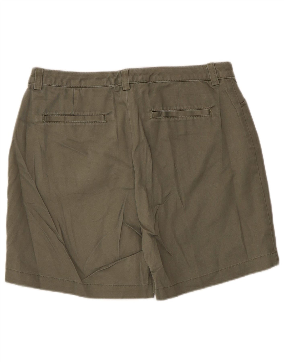 Eddie Bauer Womens Casual Shorts US 6 Medium W30 Khaki Cotton