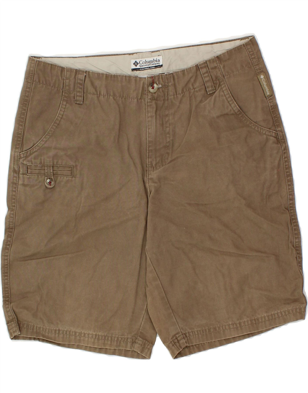 COLUMBIA Womens Chino Shorts US 6 Medium W30 Brown Cotton Vintage Columbia and Second-Hand Columbia from Messina Hembry 