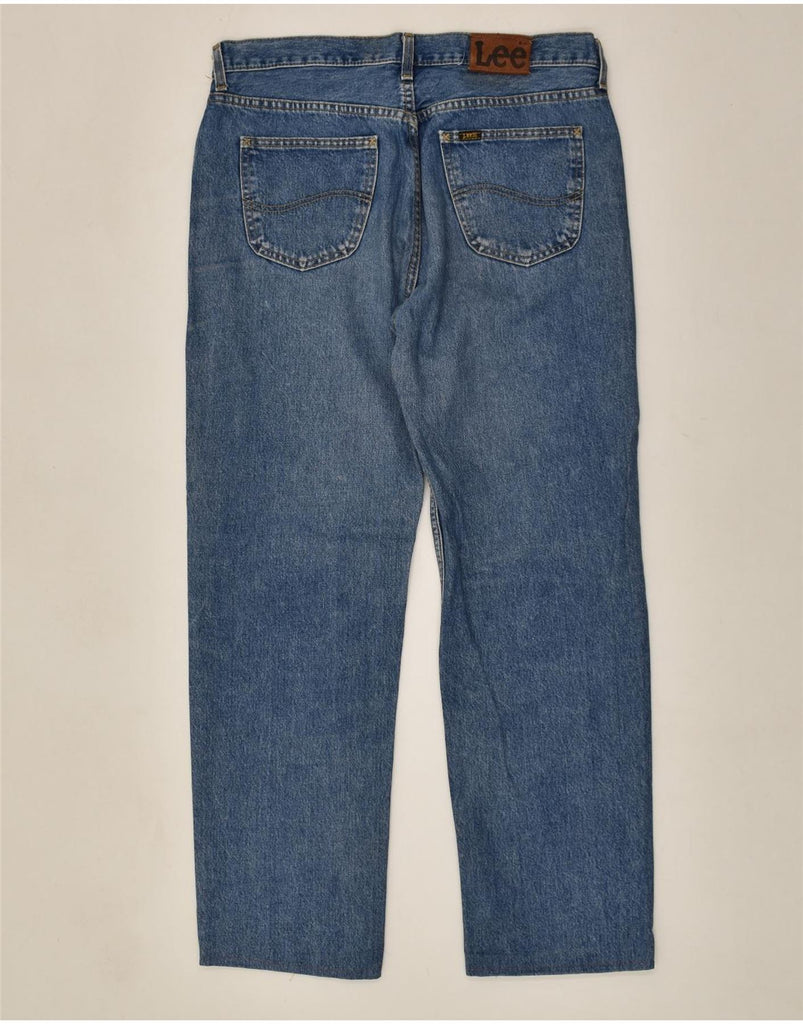 LEE Mens Straight Jeans W36 L31 Blue Cotton | Vintage Lee | Thrift | Second-Hand Lee | Used Clothing | Messina Hembry 