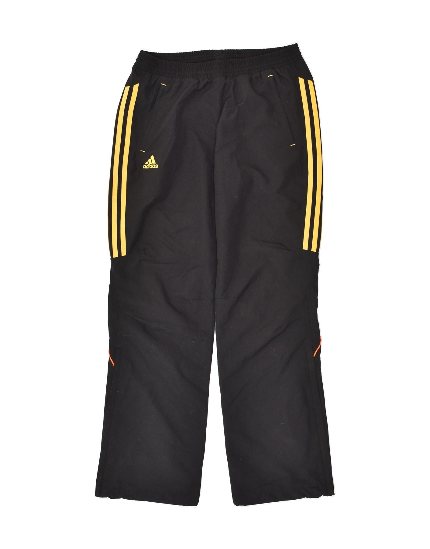 ADIDAS Mujer Climalite Chandal Pantalones UK 10 Pequeno Poliester Negro