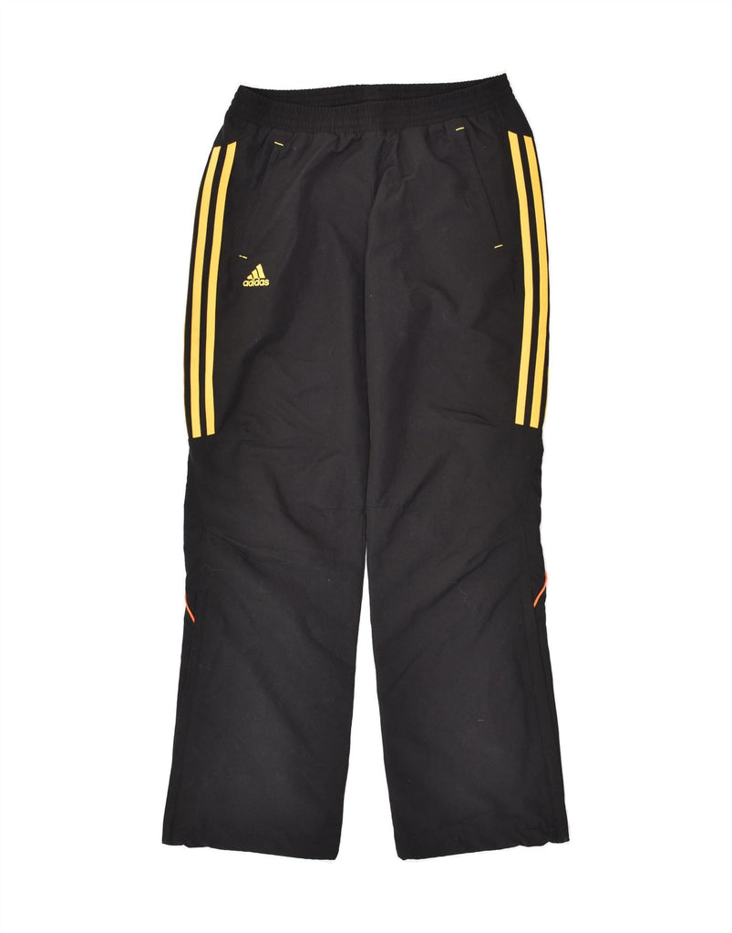 ADIDAS Womens Climalite Tracksuit Trousers UK 10 Small Black Polyester | Vintage Adidas | Thrift | Second-Hand Adidas | Used Clothing | Messina Hembry 