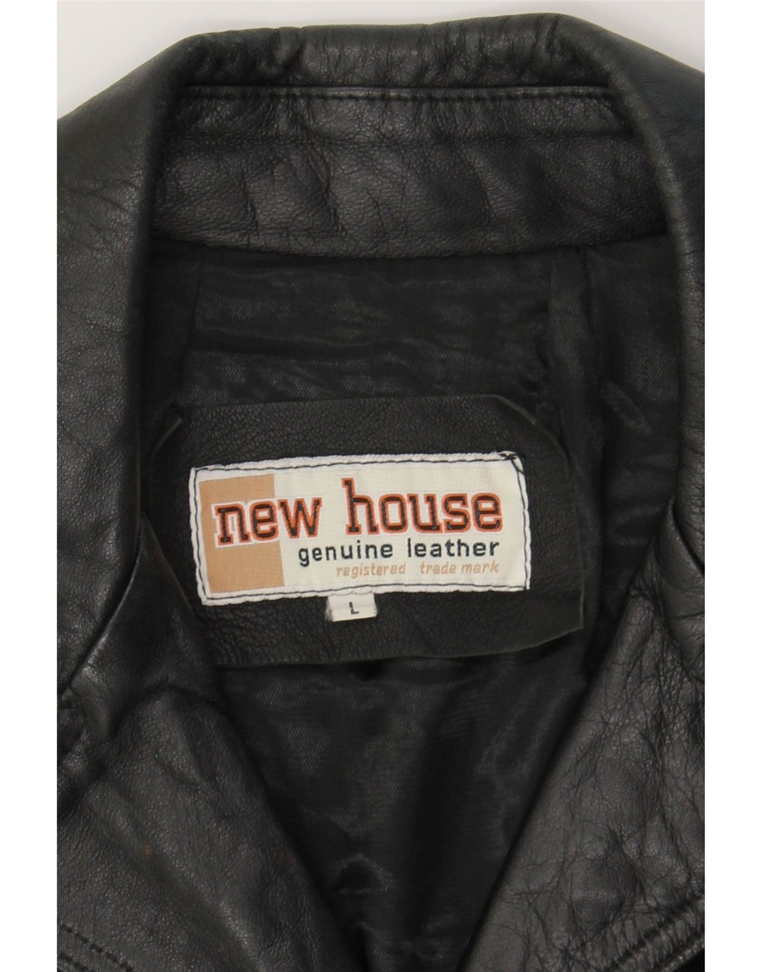 VINTAGE Womens Leather Jacket UK 14 Large Black Leather Vintage Vintage and Second-Hand Vintage from Messina Hembry 