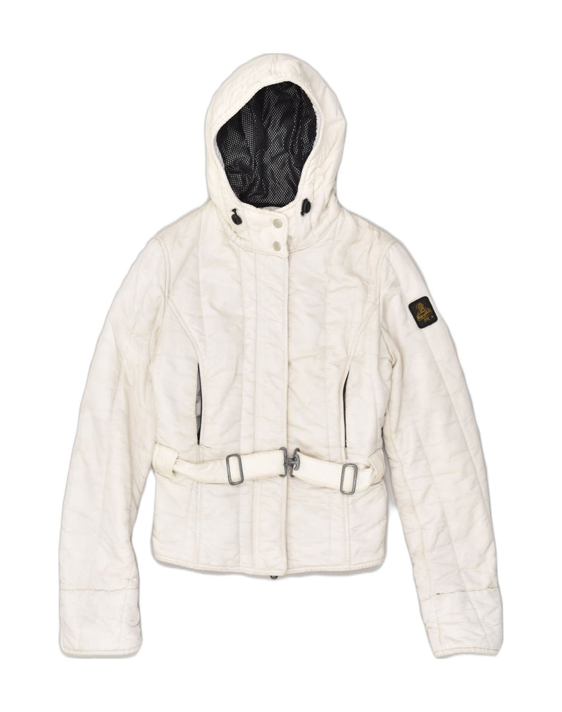 REFRIGIWEAR Girls Padded Jacket 14-15 Years Off White Polyacrylic | Vintage Refrigiwear | Thrift | Second-Hand Refrigiwear | Used Clothing | Messina Hembry 