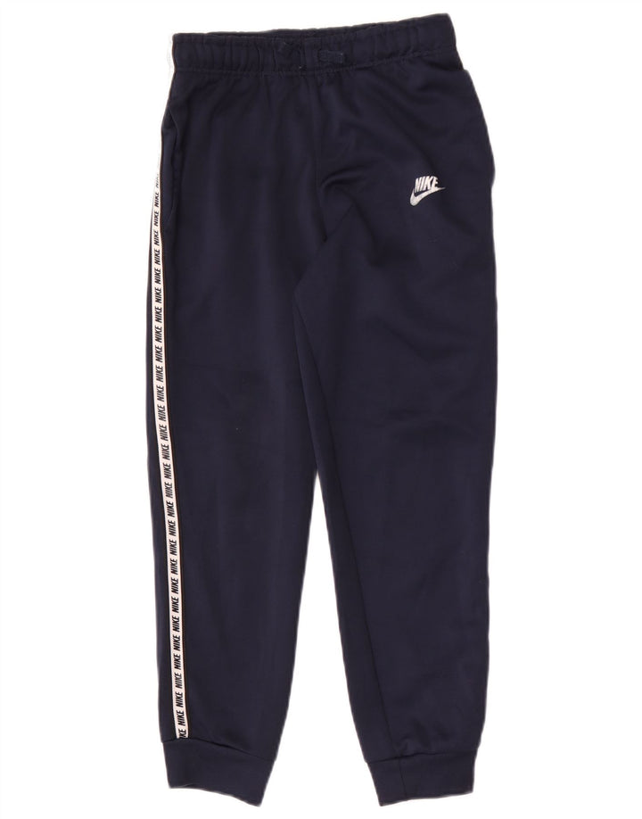 Nike Boys Dri Fit Tracksuit Trousers Joggers 10-11 Years Medium Navy Blue