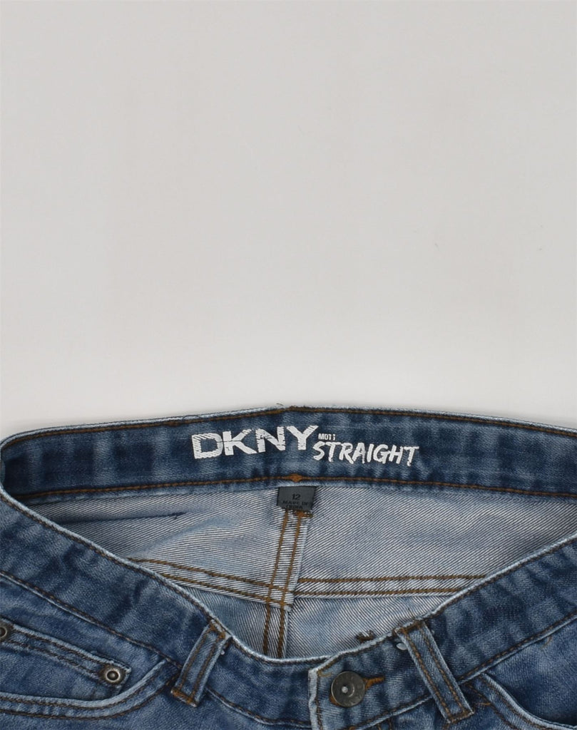 DKNY Boys Straight Jeans 11-12 Years W26 L24 Blue Cotton | Vintage Dkny | Thrift | Second-Hand Dkny | Used Clothing | Messina Hembry 