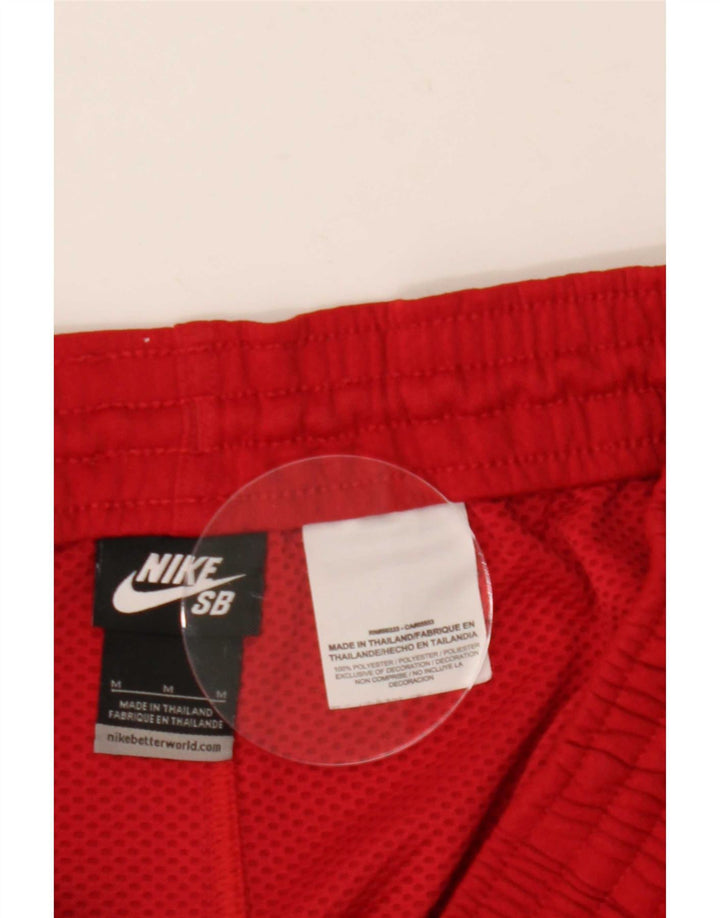 Nike Mens Graphic Sport Shorts Medium Red Polyester
