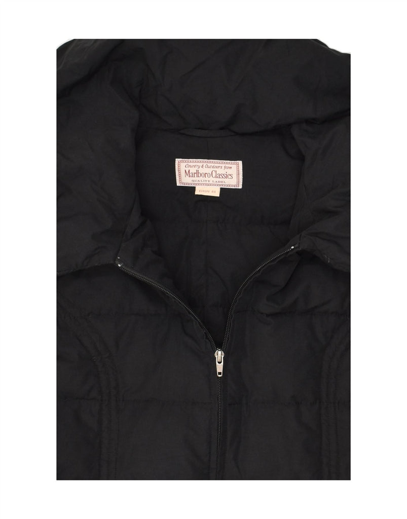 MARLBORO CLASSICS Womens Padded Jacket EU 44 XL Black Cotton | Vintage Marlboro Classics | Thrift | Second-Hand Marlboro Classics | Used Clothing | Messina Hembry 