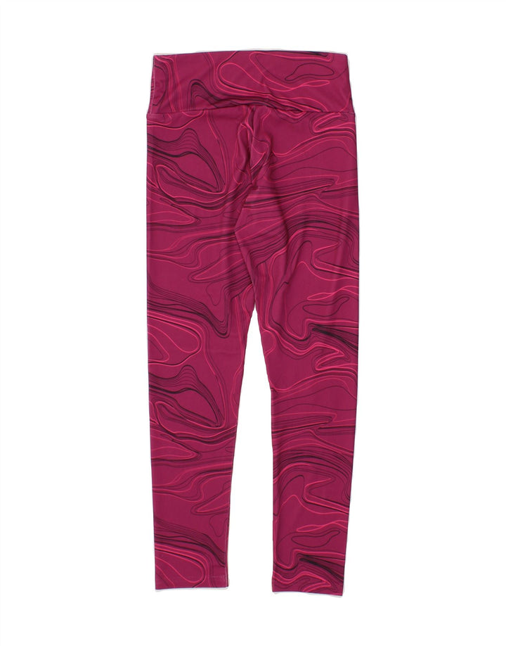 PUMA Womens Leggings UK 10 Small  Pink Tie Dye Vintage Puma and Second-Hand Puma from Messina Hembry 