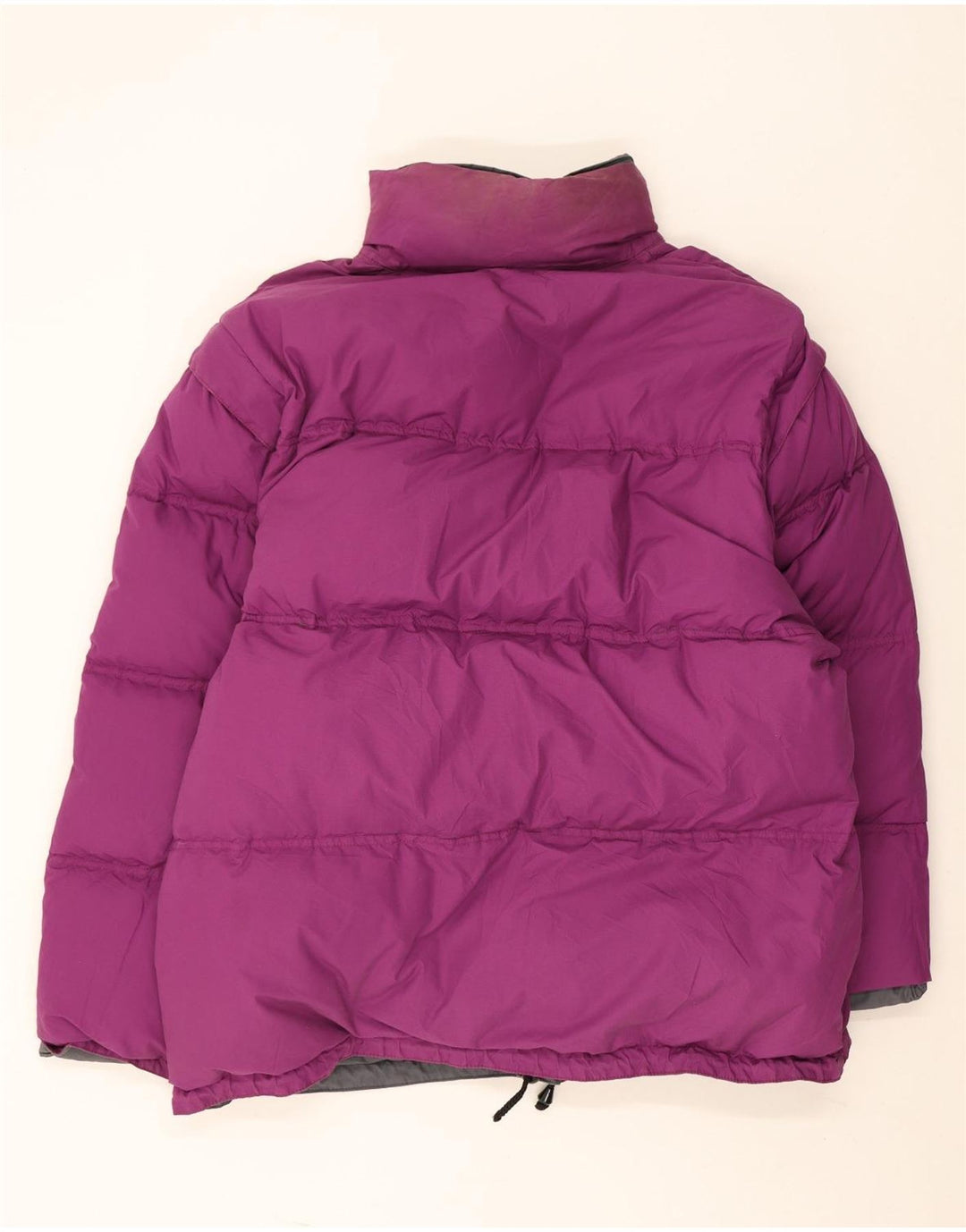 Lotto Mens Hooded Reversible Padded Jacket UK 42 XL Grey Polyester