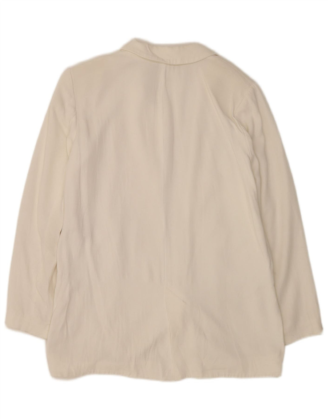 Zara Womens Oversized Open Blazer Jacket UK 10 Small White