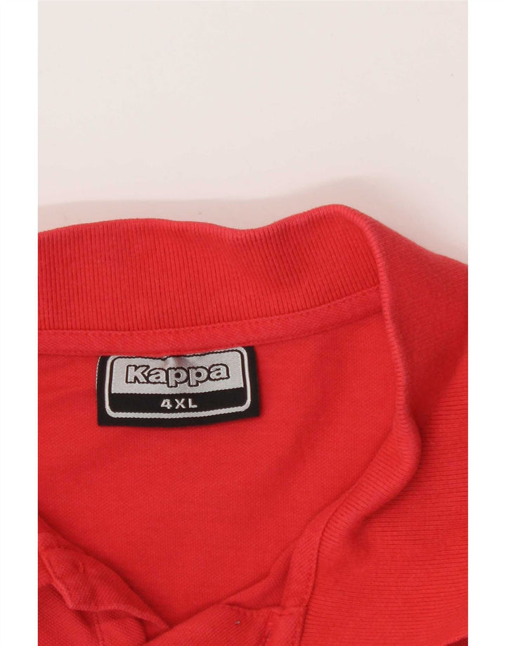 Kappa Mens Polo Shirt 4XL Red