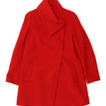BENETTON Womens Overcoat IT 40 Small Red Wool Vintage Benetton and Second-Hand Benetton from Messina Hembry 