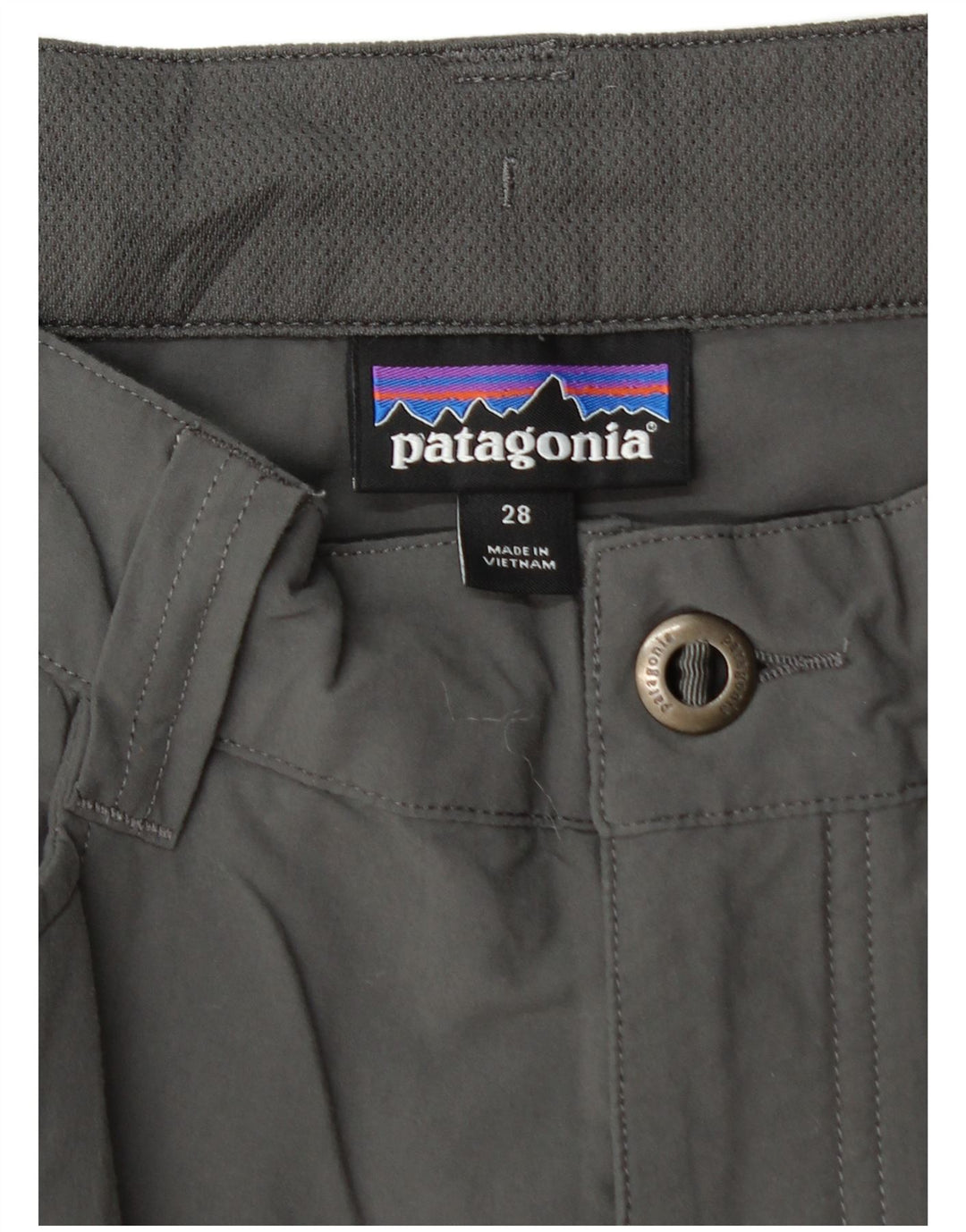 PATAGONIA Mens Cargo Shorts W28 Small Grey Nylon