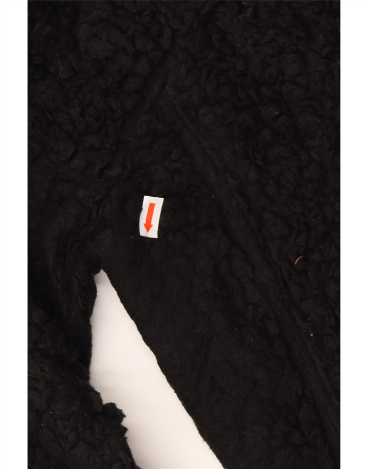 CHAMPION Mens Hooded Fleece Jumper Medium Black Polyester Vintage Champion and Second-Hand Champion from Messina Hembry 