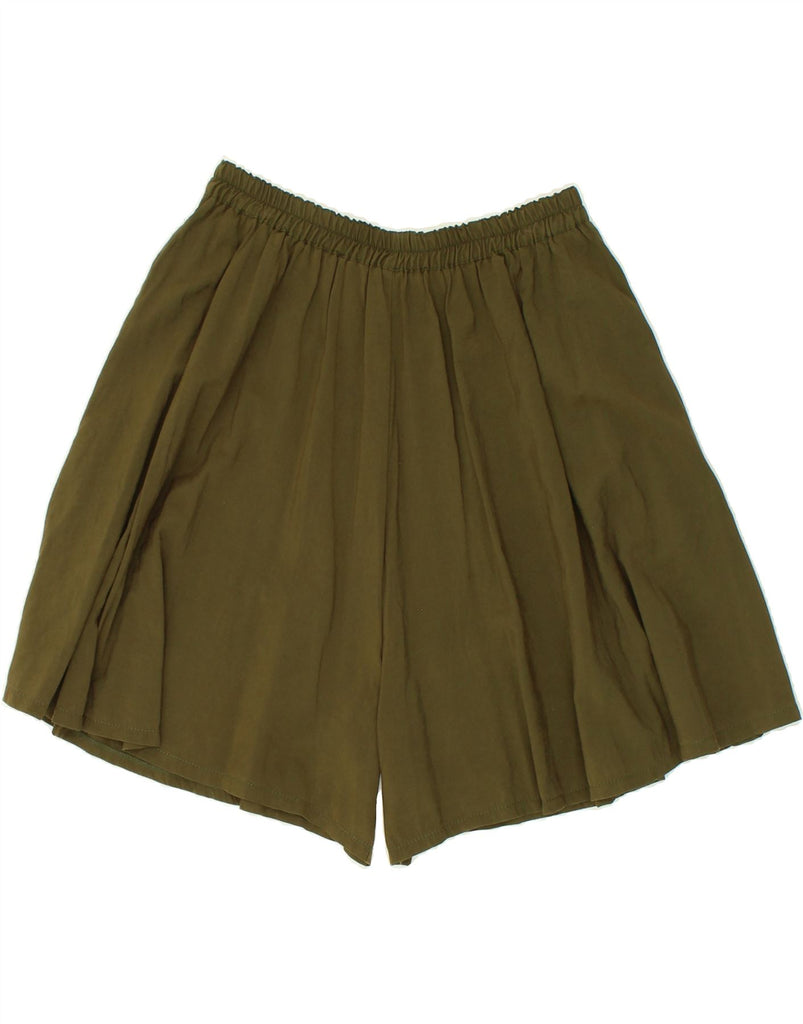 BENETTON Womens Wide Leg Casual Shorts W26 Small Khaki | Vintage Benetton | Thrift | Second-Hand Benetton | Used Clothing | Messina Hembry 