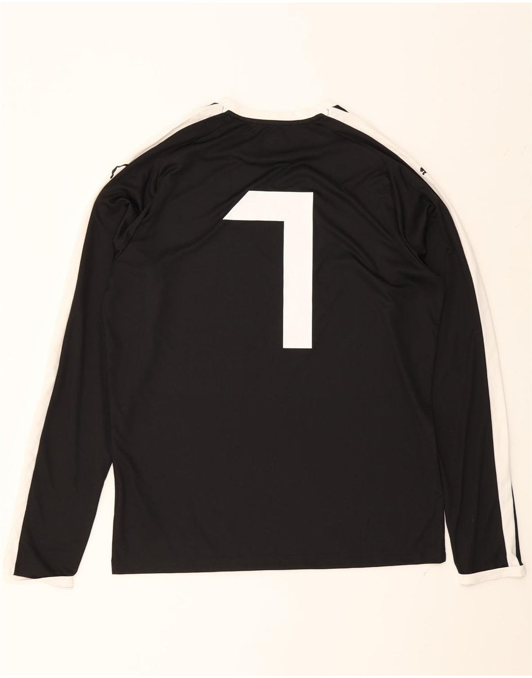 PUMA Mens Graphic Top Long Sleeve Large Black Polyester Vintage Puma and Second-Hand Puma from Messina Hembry 