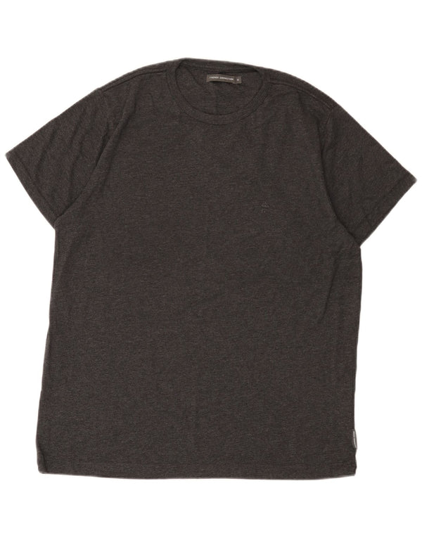 French Connection Mens T-Shirt Top XL Grey Cotton