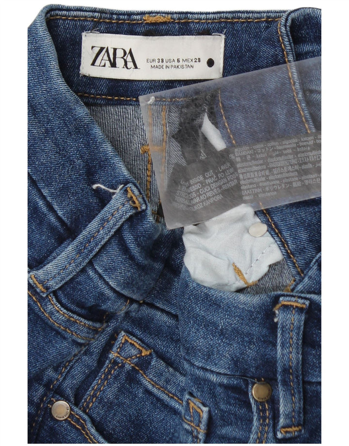 Zara Womens Bootcut Jeans EU 38 Small W28 L32 Blue Cotton