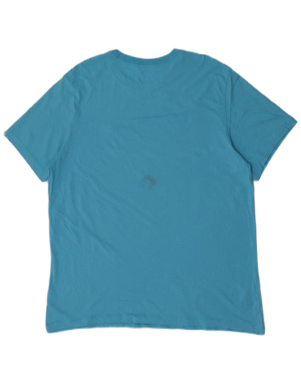 Nike Mens T-Shirt Top XL Blue Cotton