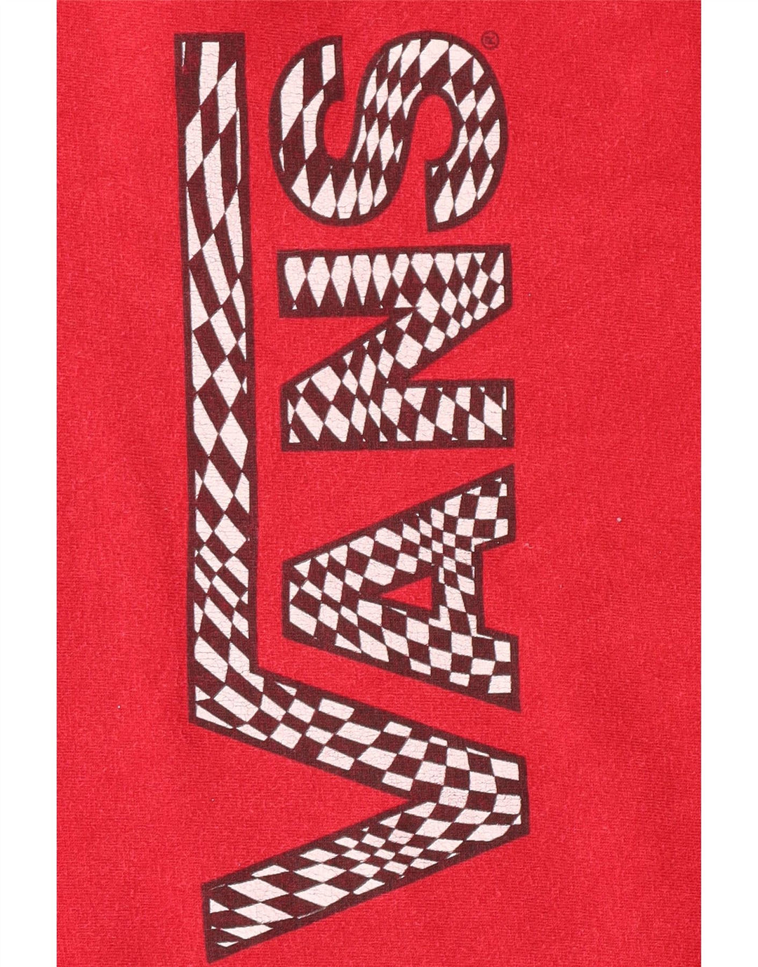 VANS Mens Graphic T-Shirt Top Medium Red