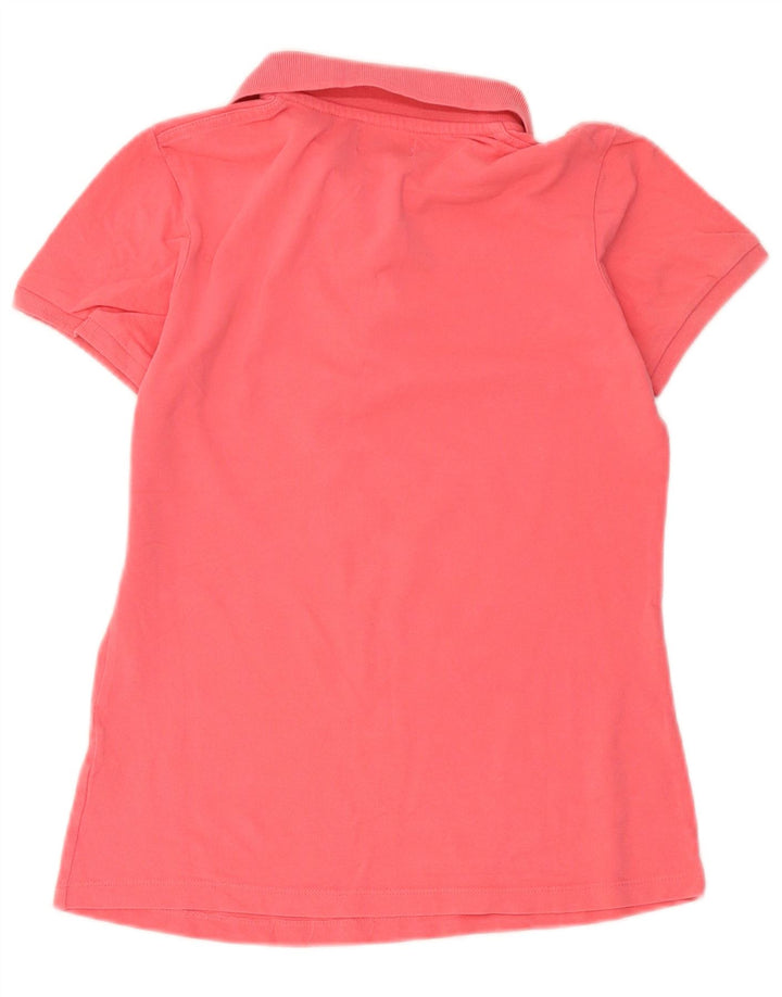 Kappa Womens Polo Shirt UK 12 Medium Pink