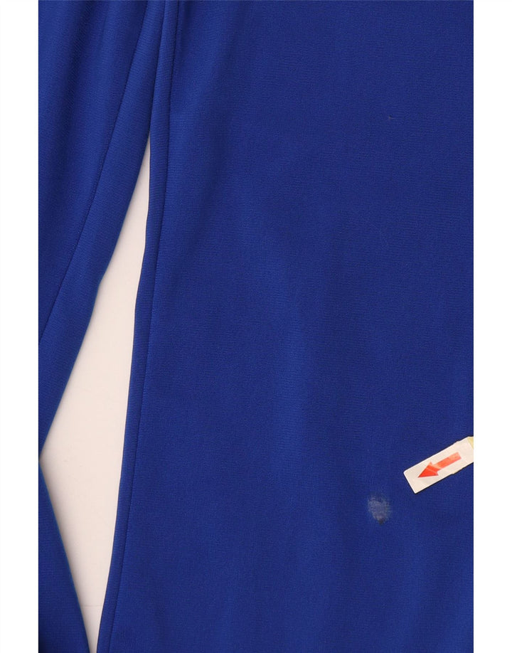 ADIDAS Boys Tracksuit Trousers Joggers 11-12 Years  Blue Polyester