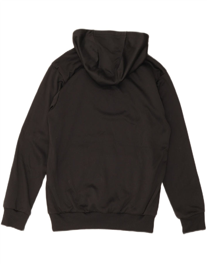 Puma Boys Hoodie Jumper 11-12 Years Black Polyester