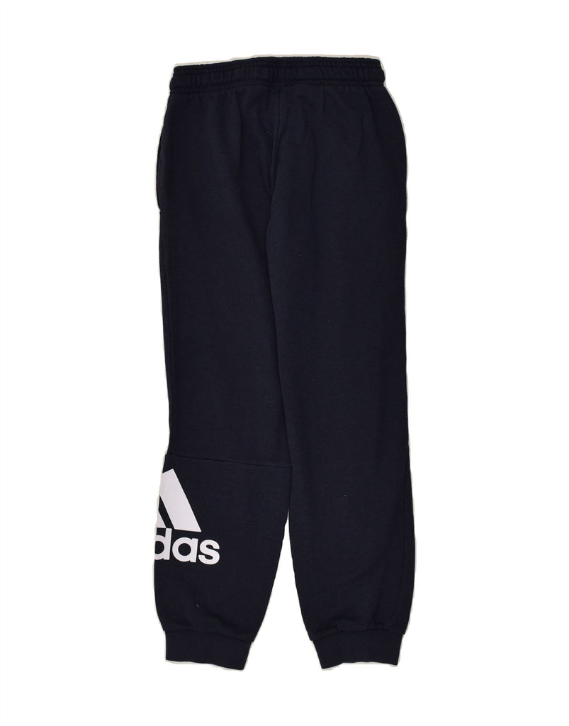 ADIDAS Boys Graphic Tracksuit Trousers Joggers 11-12 Years Navy Blue | Vintage Adidas | Thrift | Second-Hand Adidas | Used Clothing | Messina Hembry 