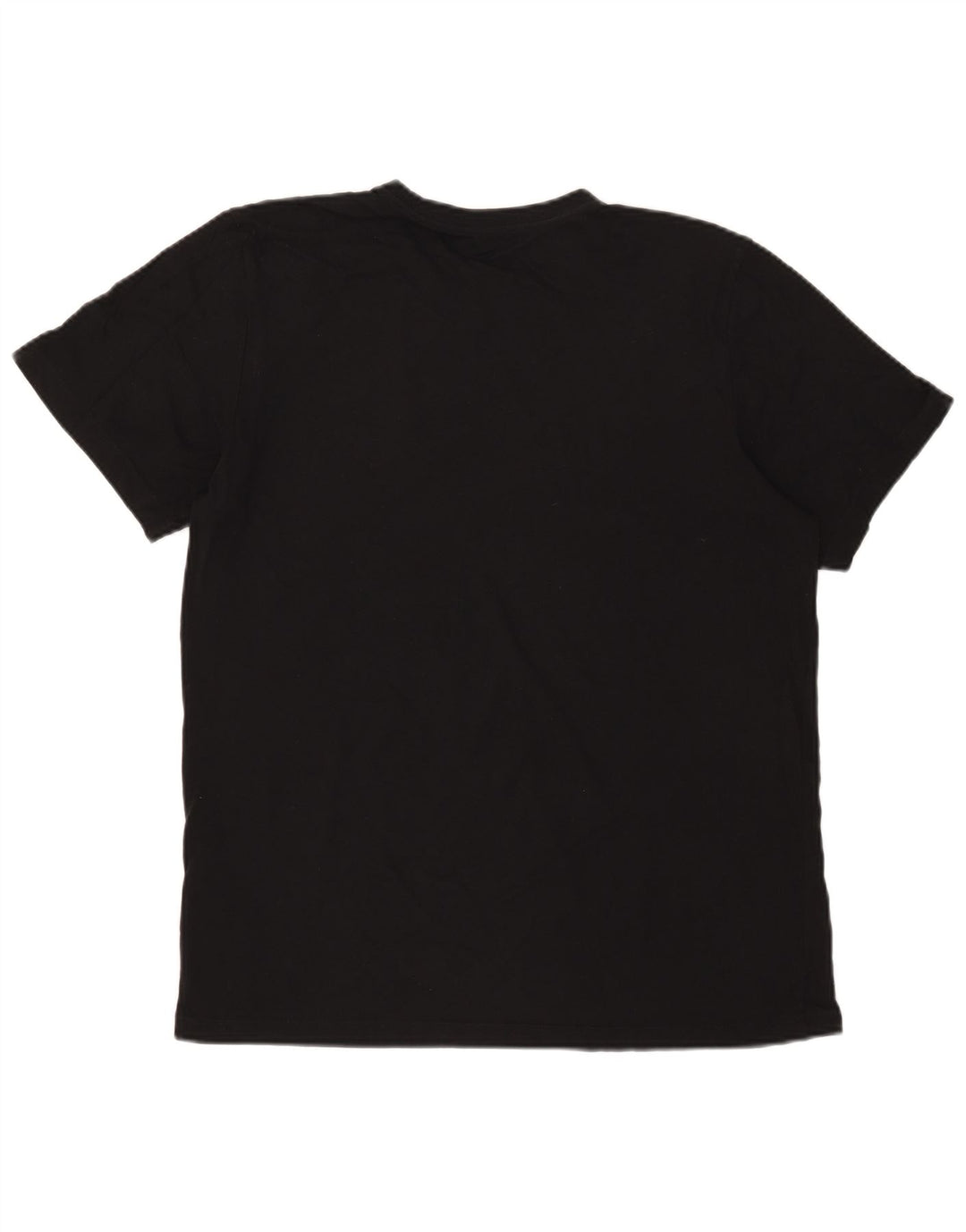 Nike Mens T-Shirt Top Medium Black Cotton